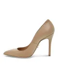 Décolleté Sergio Levantesi FERRAGNI COLOR CAPPUCCIO in nappa beige