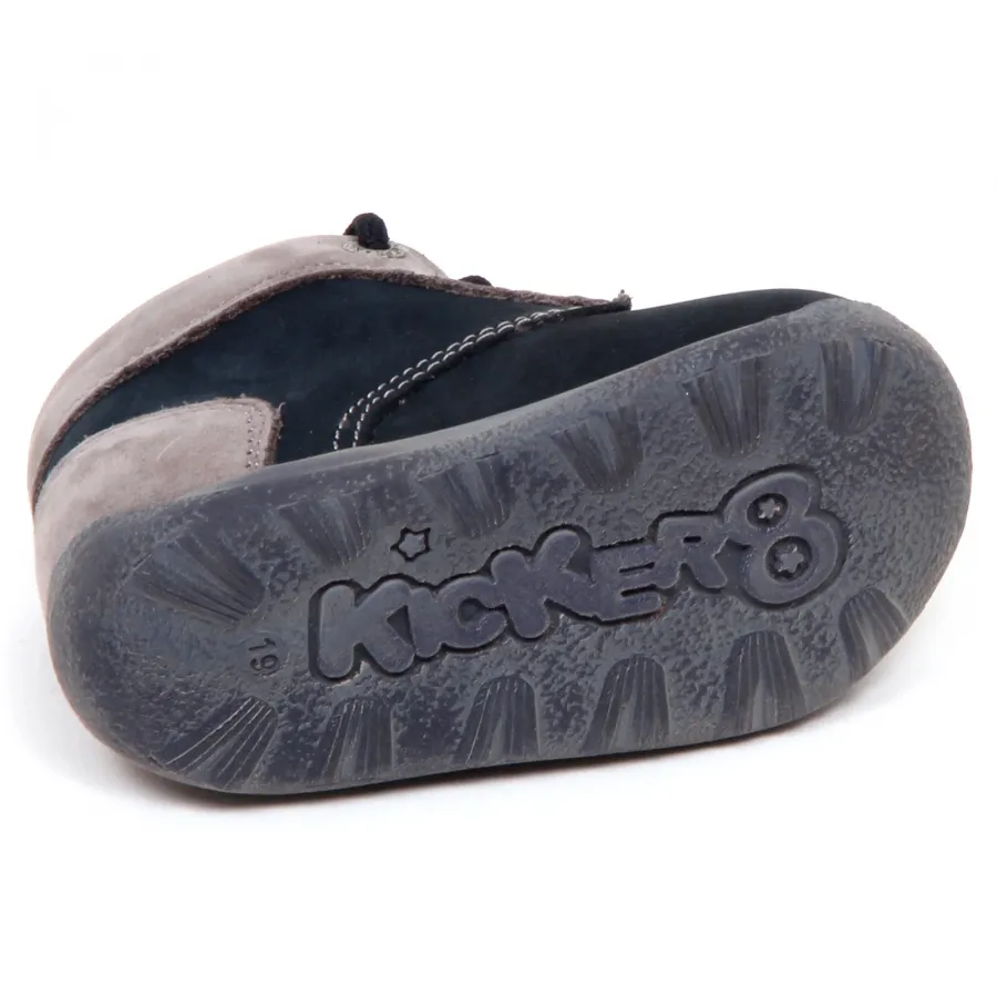 E2274 sneaker bimbo grey/blu KICKERS scarpe shoe kid baby boy