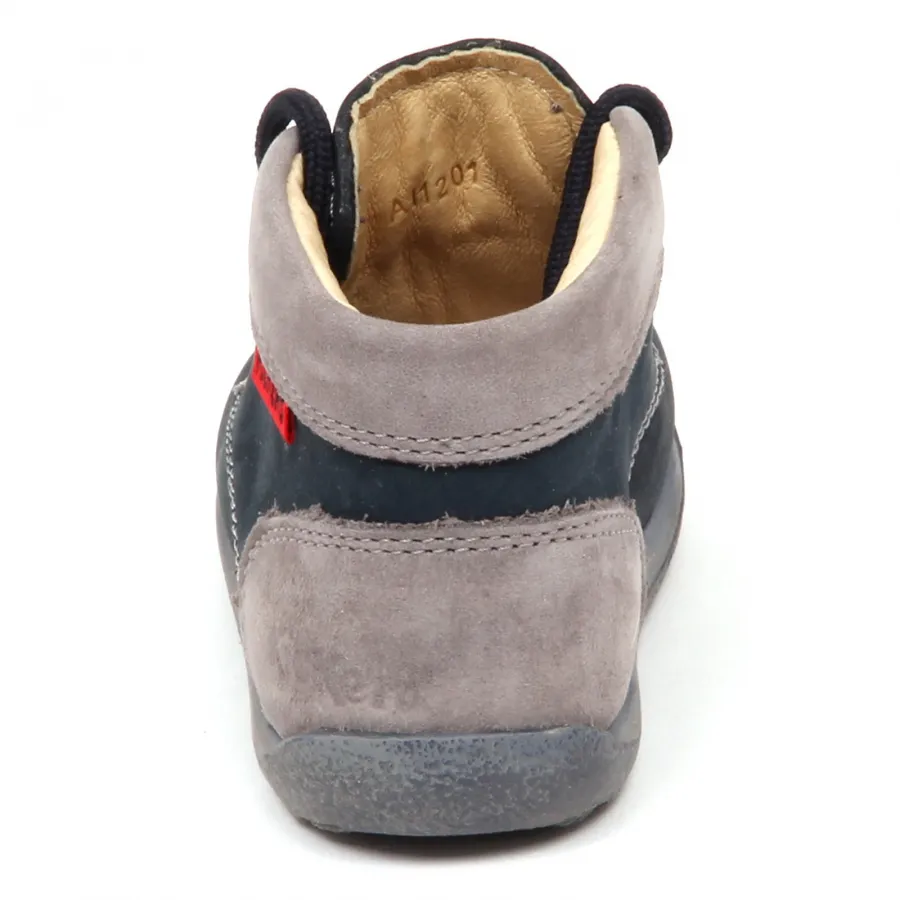 E2274 sneaker bimbo grey/blu KICKERS scarpe shoe kid baby boy