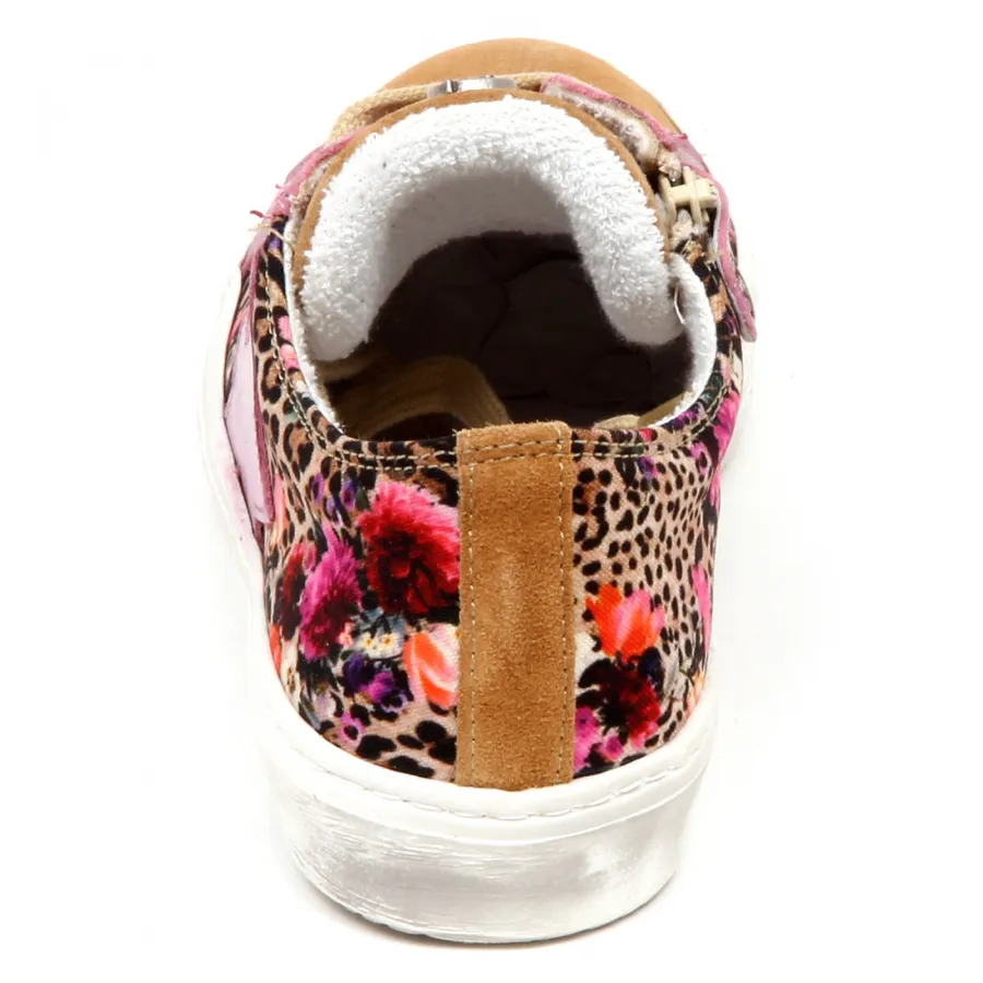 E3576 sneaker bimba rosa/beige NATURINO scarpe maculato shoe kid girl