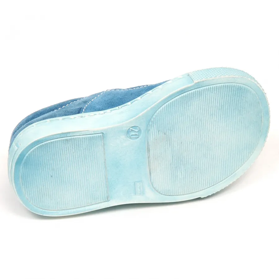 E6384 sandalo bimbo light blu KICKERS EARLY scarpe shoe baby boy
