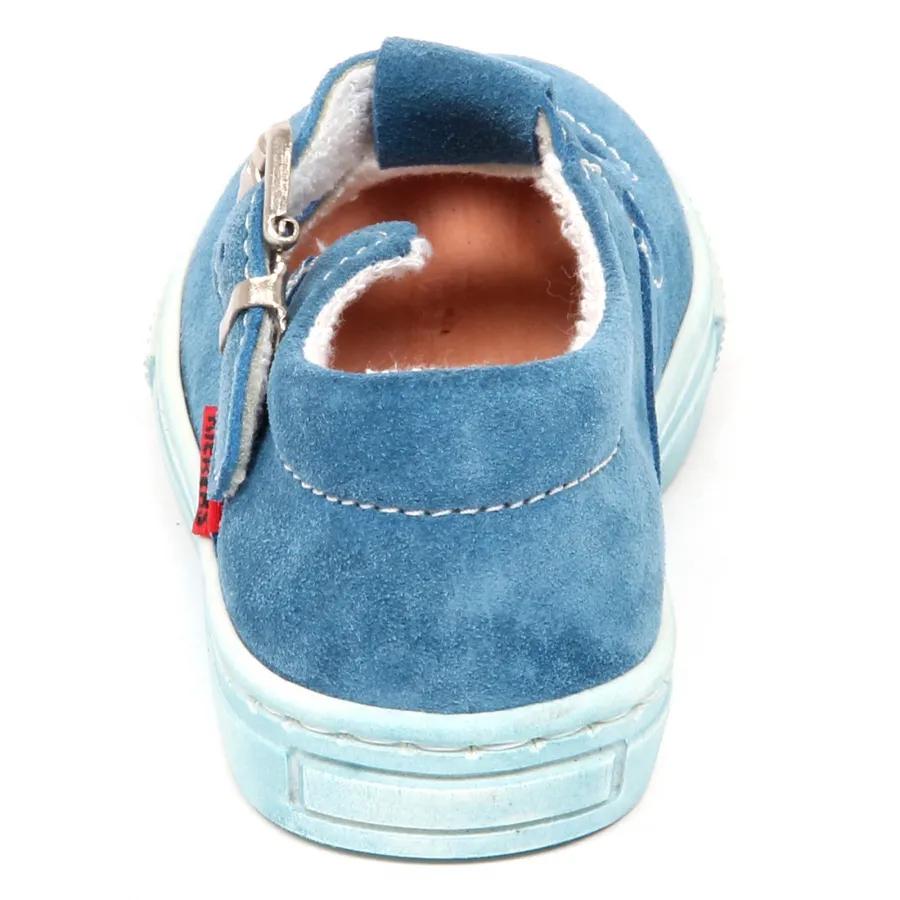 E6384 sandalo bimbo light blu KICKERS EARLY scarpe shoe baby boy
