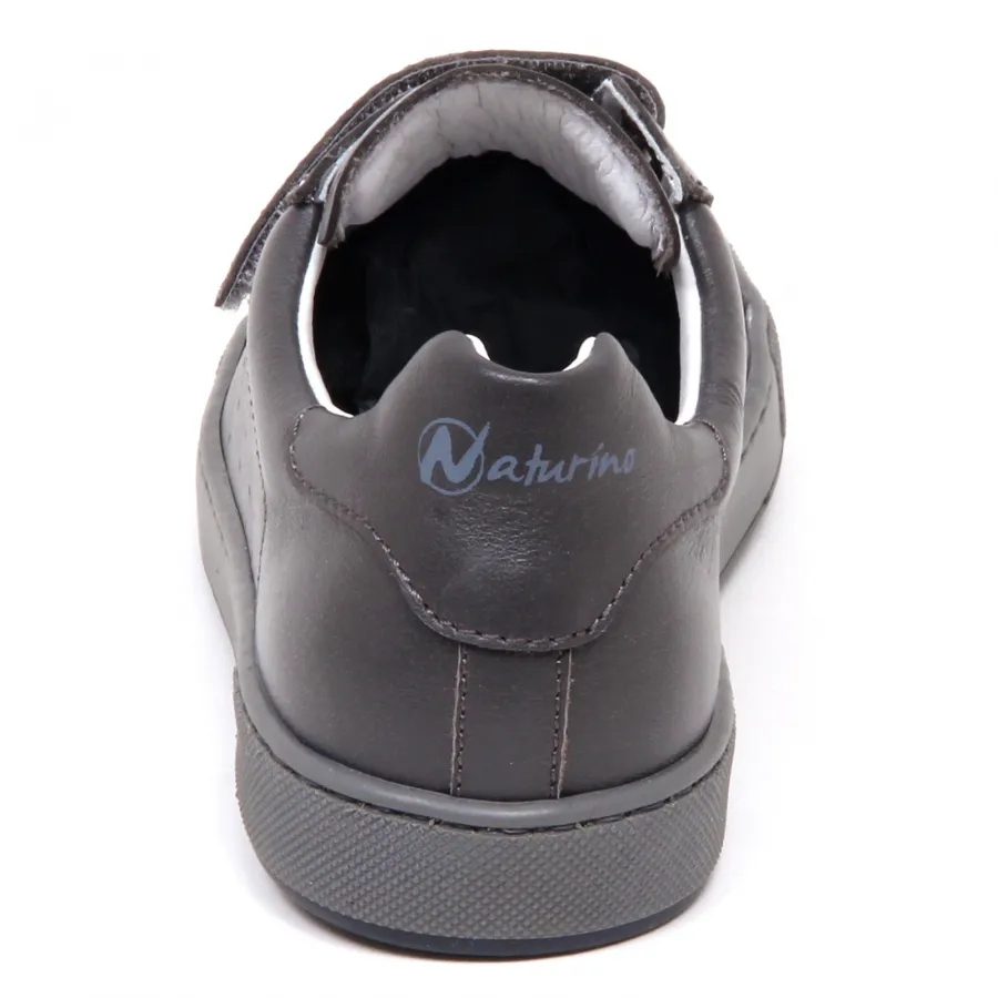E9192 sneaker bimbo dark grey NATURINO scarpe strappi shoe kid boy