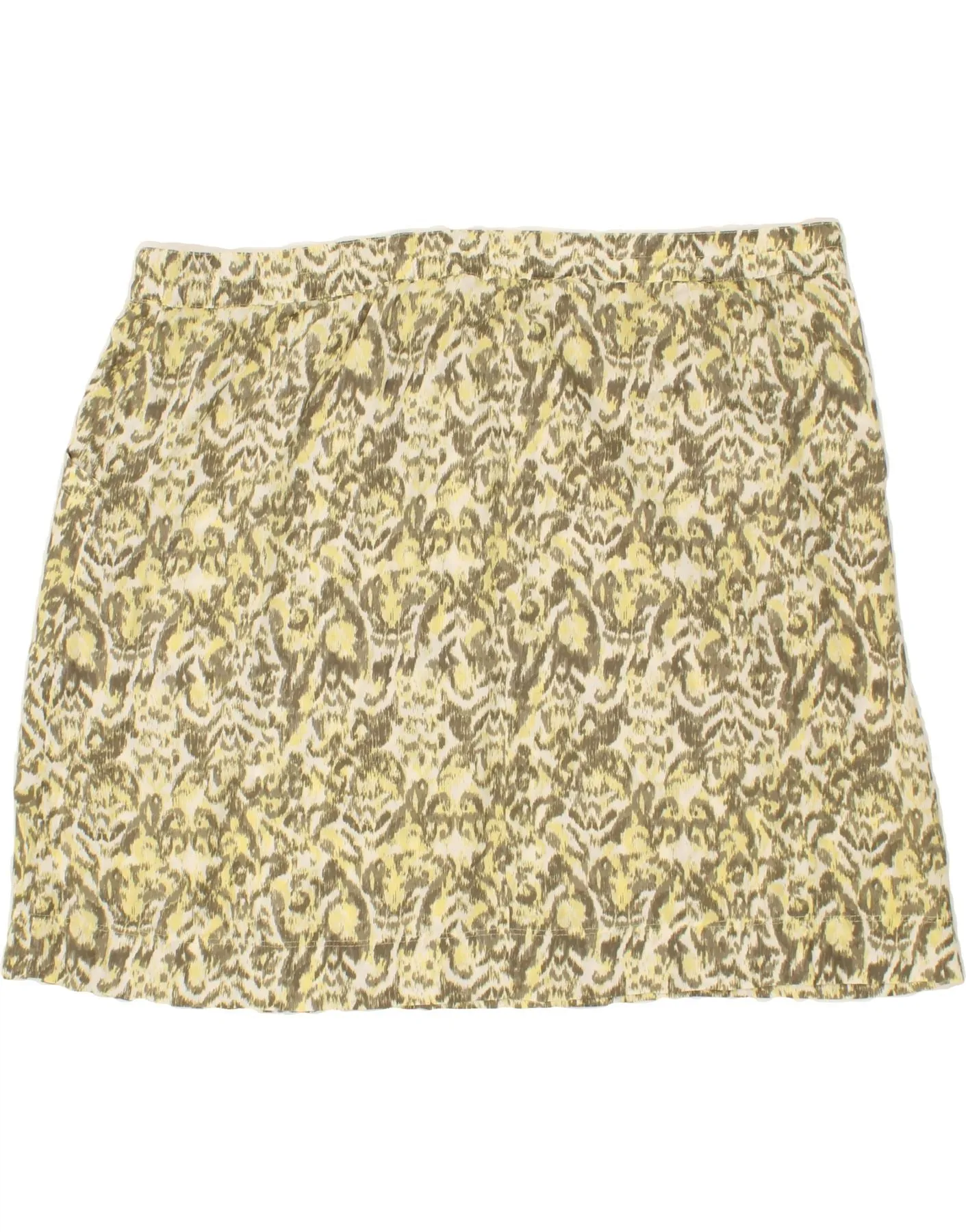 EDDIE BAUER Womens A-Line Skirt 2XL W40  Beige Animal Print Rayon