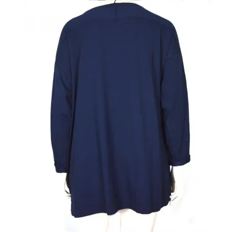 ELENA MIRO' maglia donna girocollo blu fantasia taglie comode