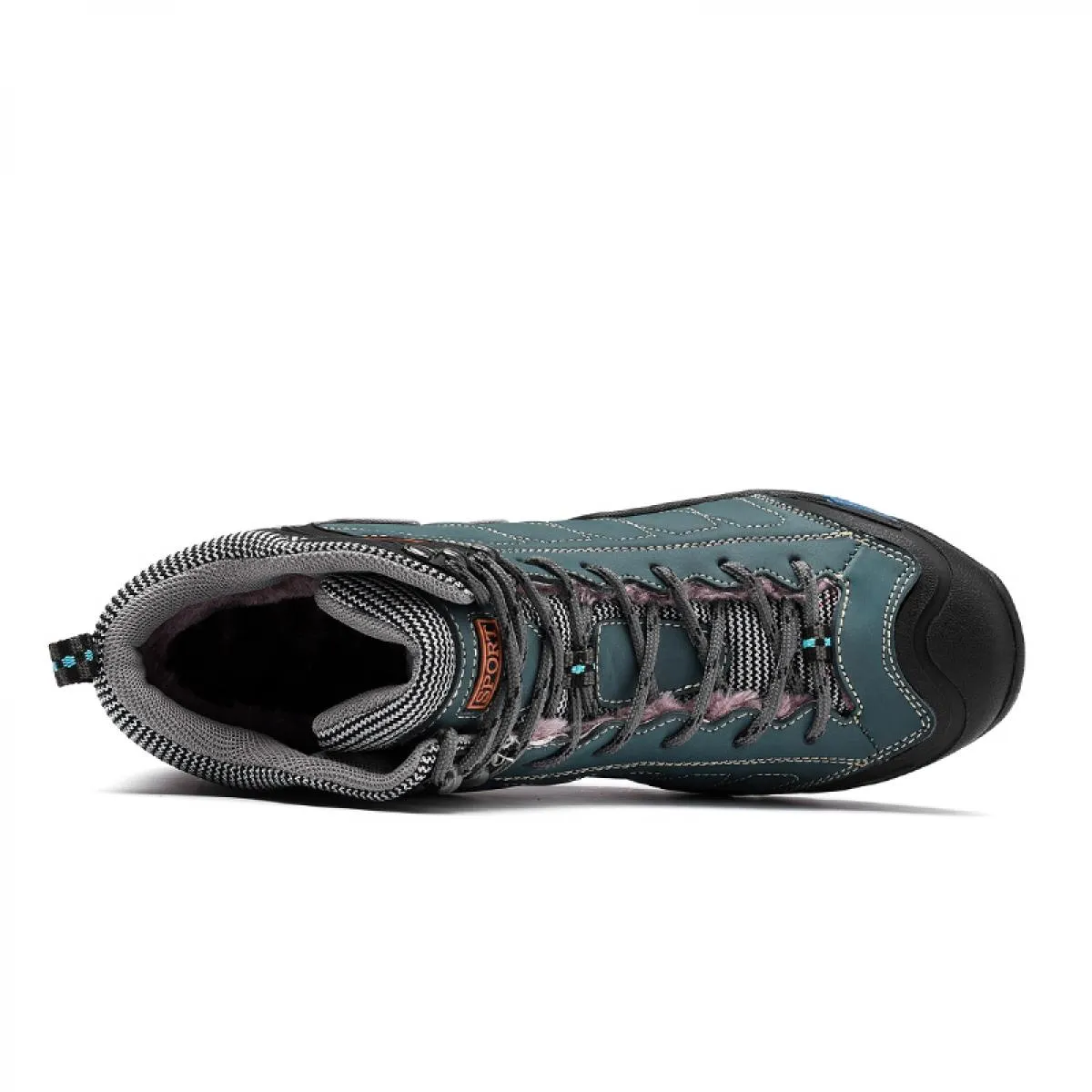Emosewa Stivali da neve invernali da uomo Sneakers in pelle impermeabili Stivali da uomo super caldi Stivali da trekking maschil
