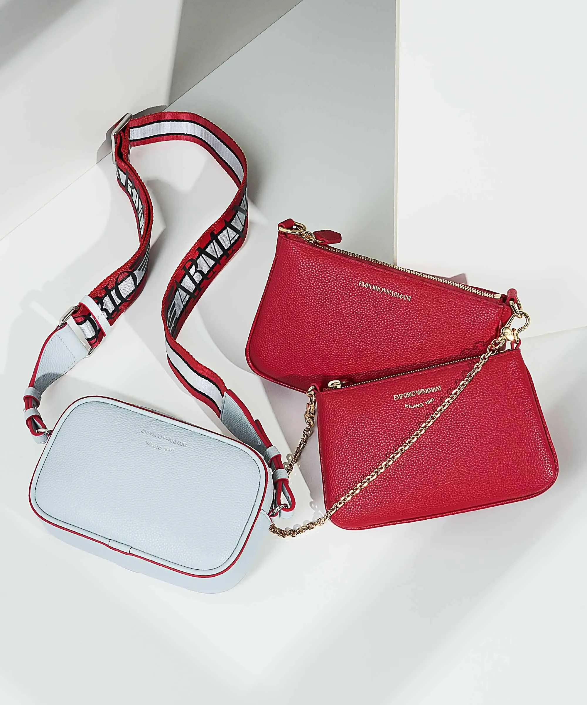  Emporio Armani Dea Borsa a tracolla pelle sintetica rosso  