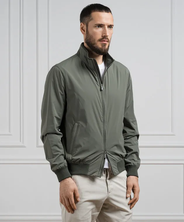 Enrico Mandelli Giacca a vento verde A8T5045323