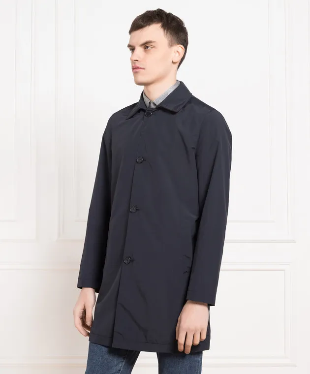 Enrico Mandelli Impermeabile nero A4T5674933