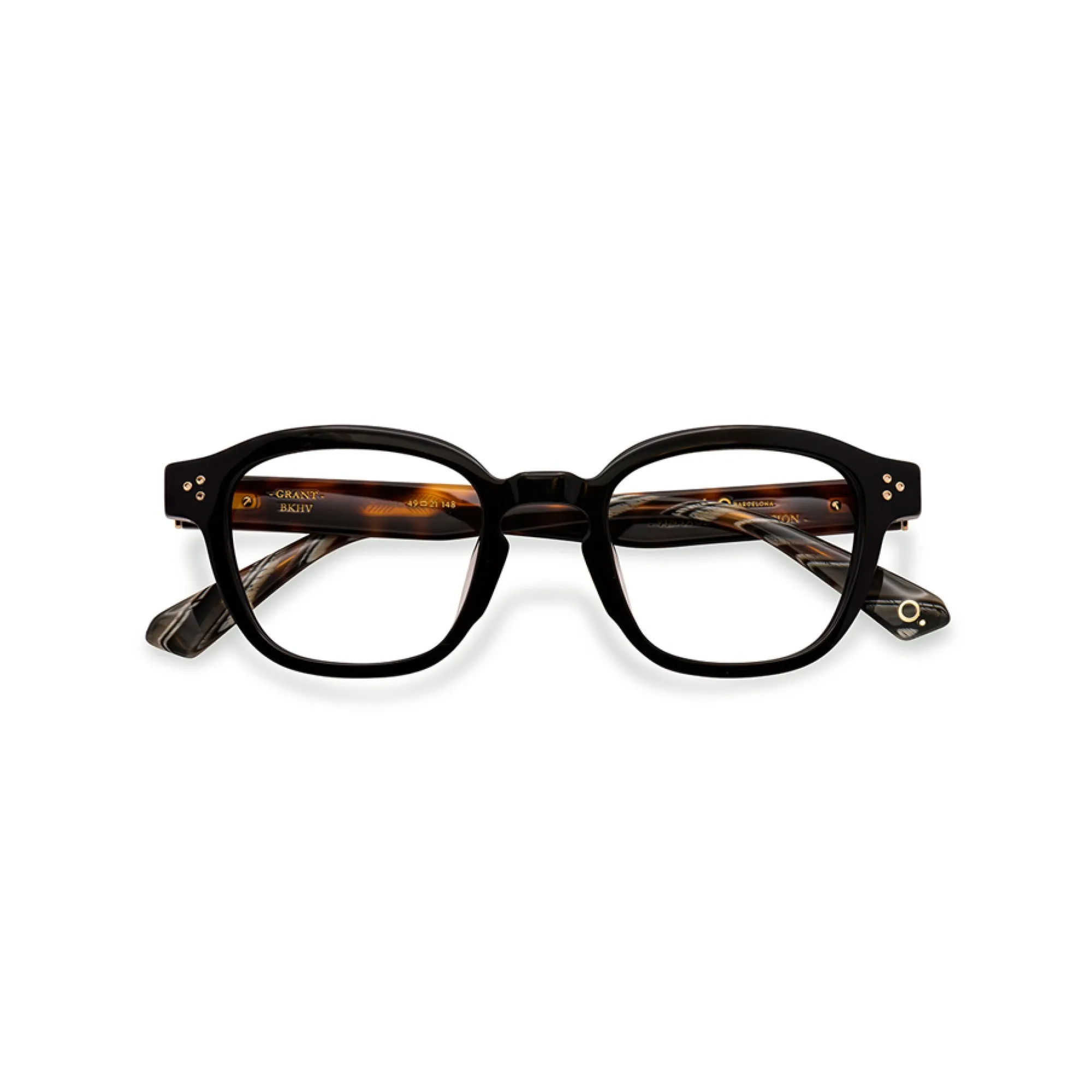   Etnia Barcelona GRANT - BKHV Avana Nera | Occhiale Da Vista Unisex 