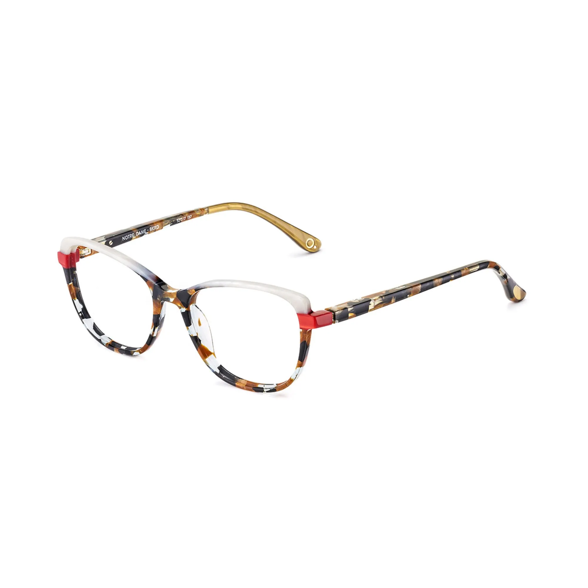   Etnia Barcelona NOTRE DAME - BKRD Nero Rosso | Occhiale Da Vista Donna 