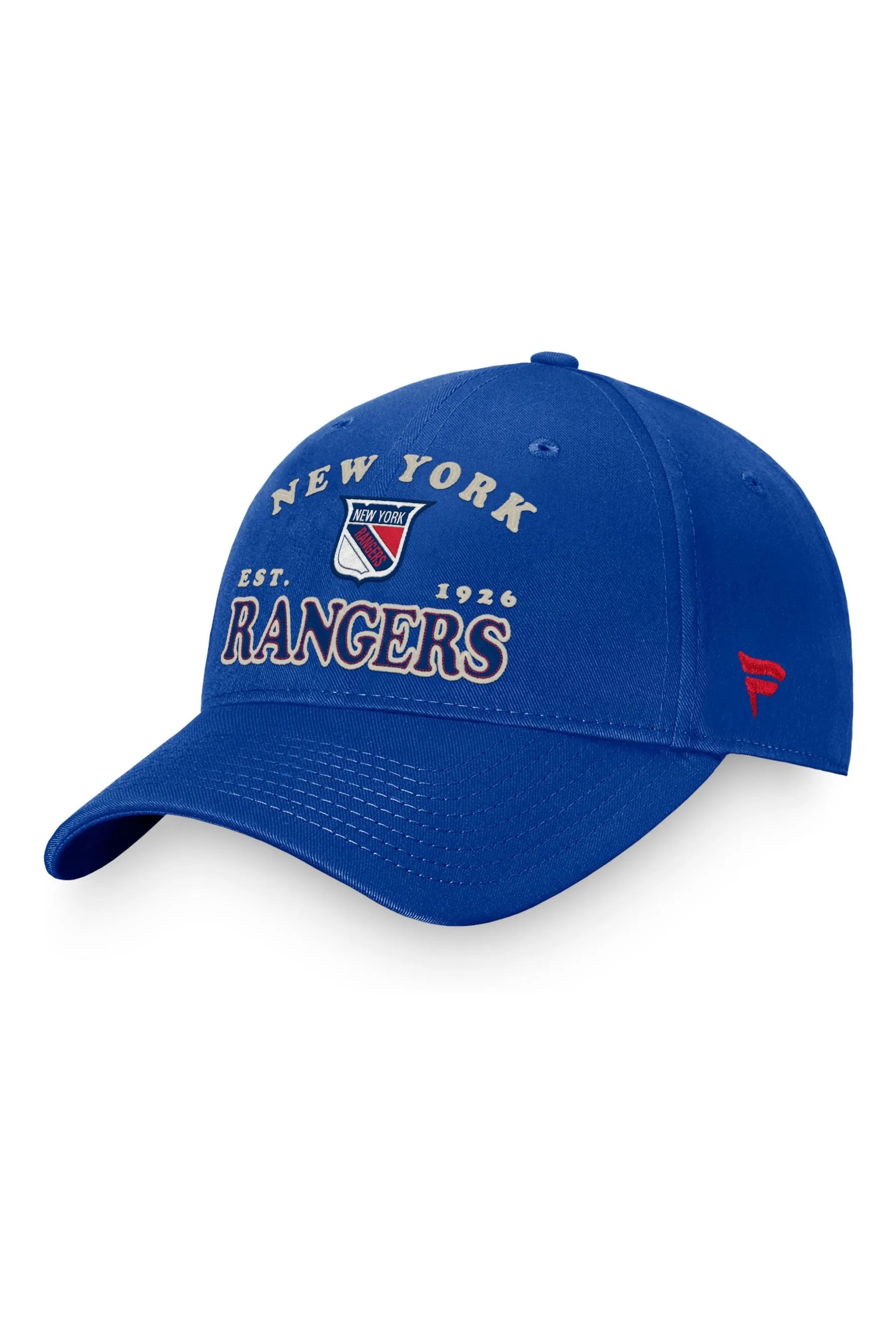 Fanatici Blu - NHL - New York Rangers Heritage - Cappellino regolabile destrutturato