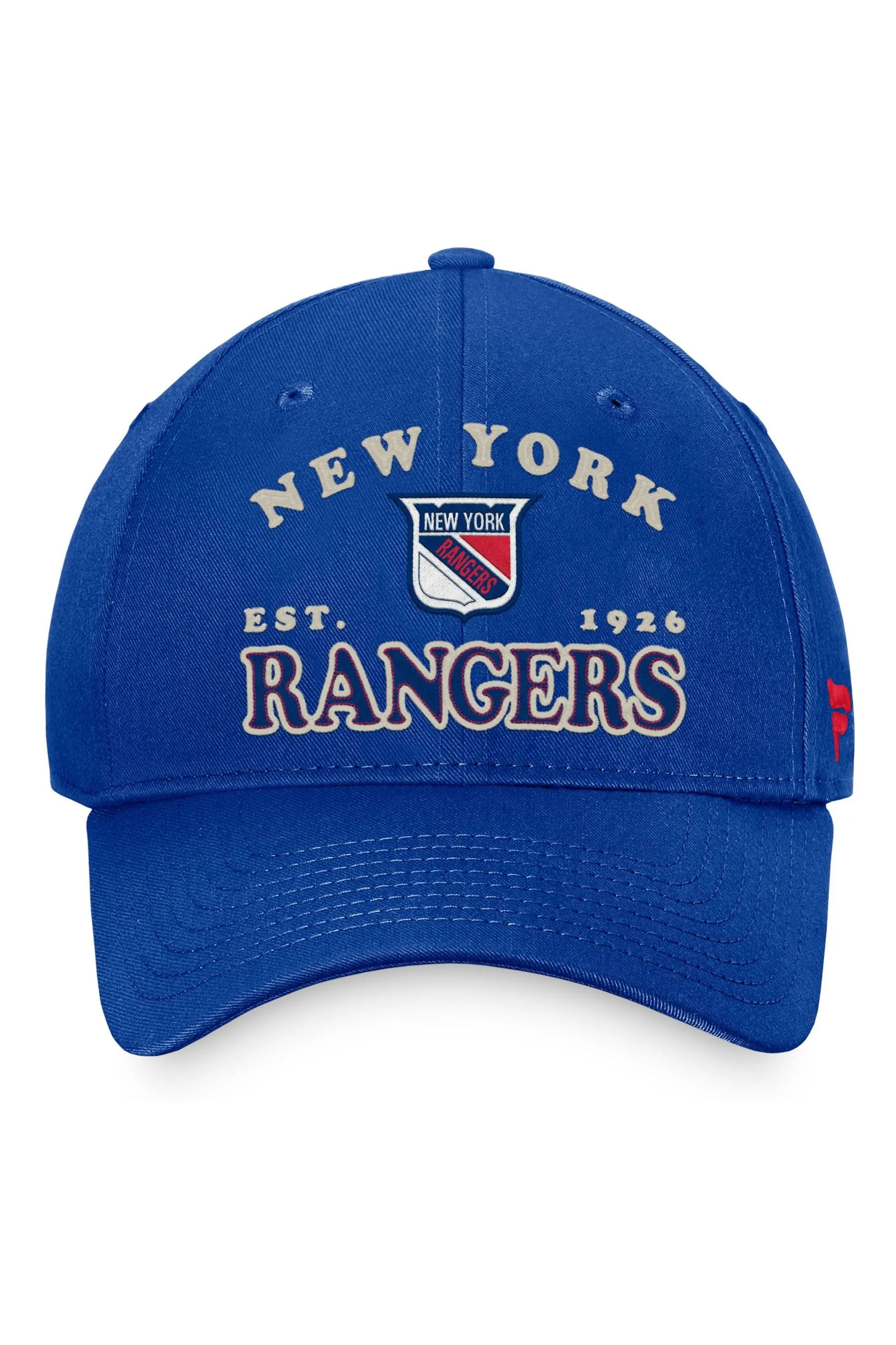 Fanatici Blu - NHL - New York Rangers Heritage - Cappellino regolabile destrutturato