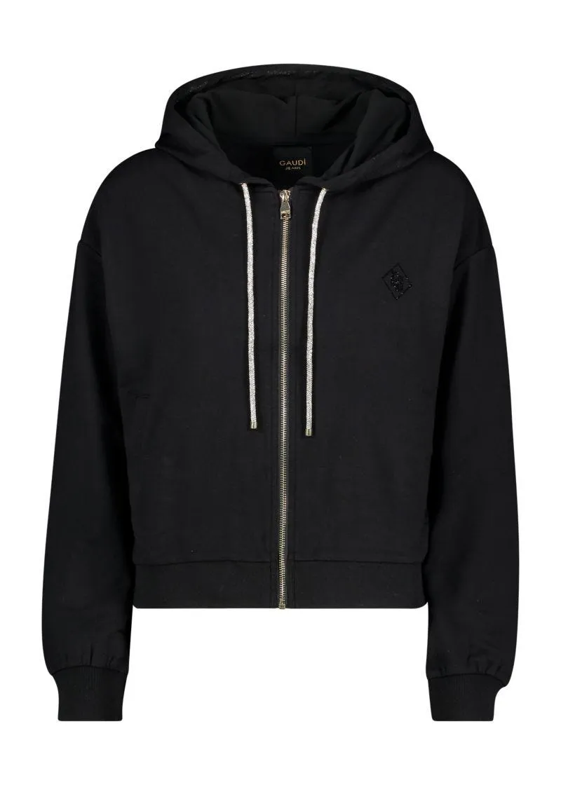 Felpa con cappuccio e zip