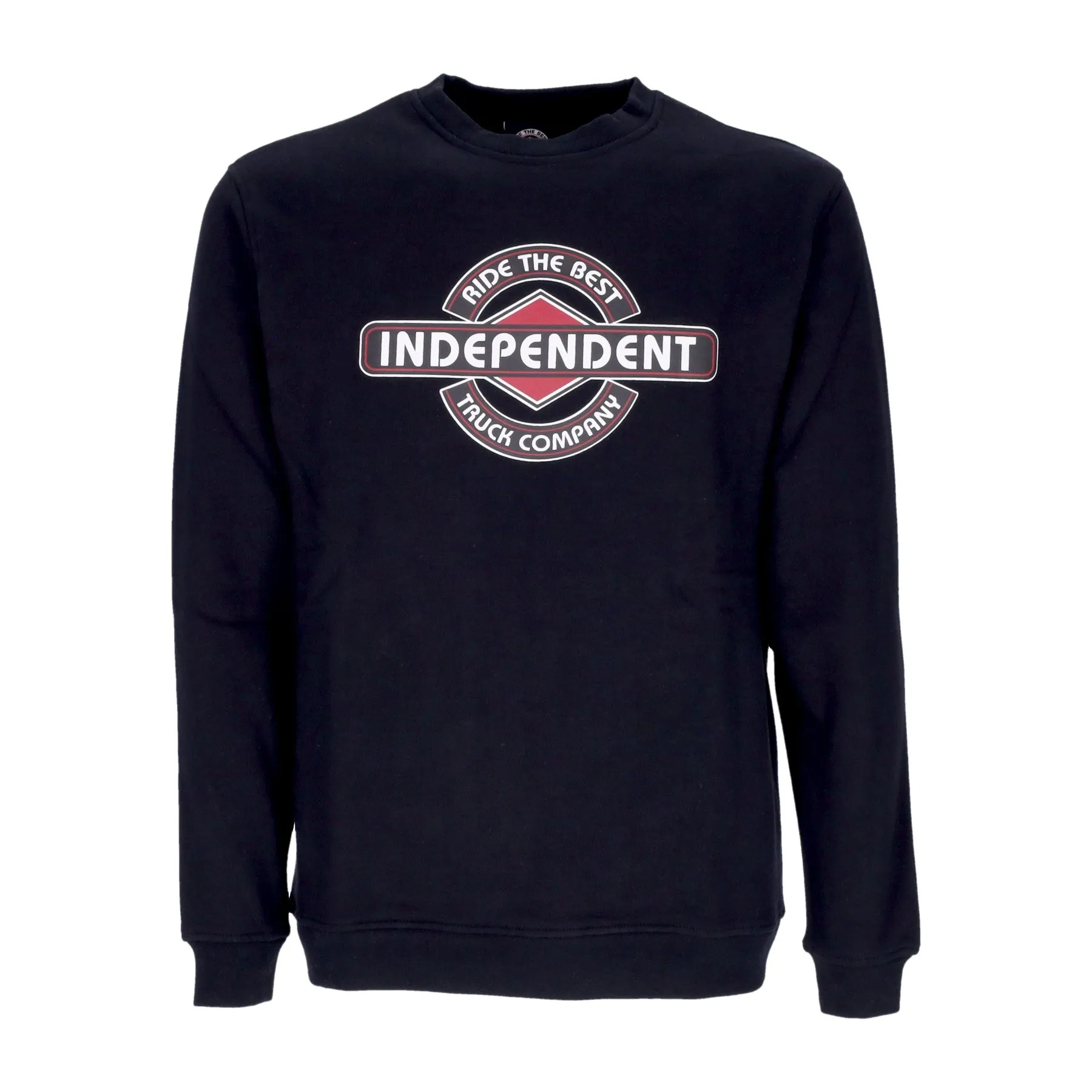Felpa Girocollo Uomo Rtb Bar Crew Black