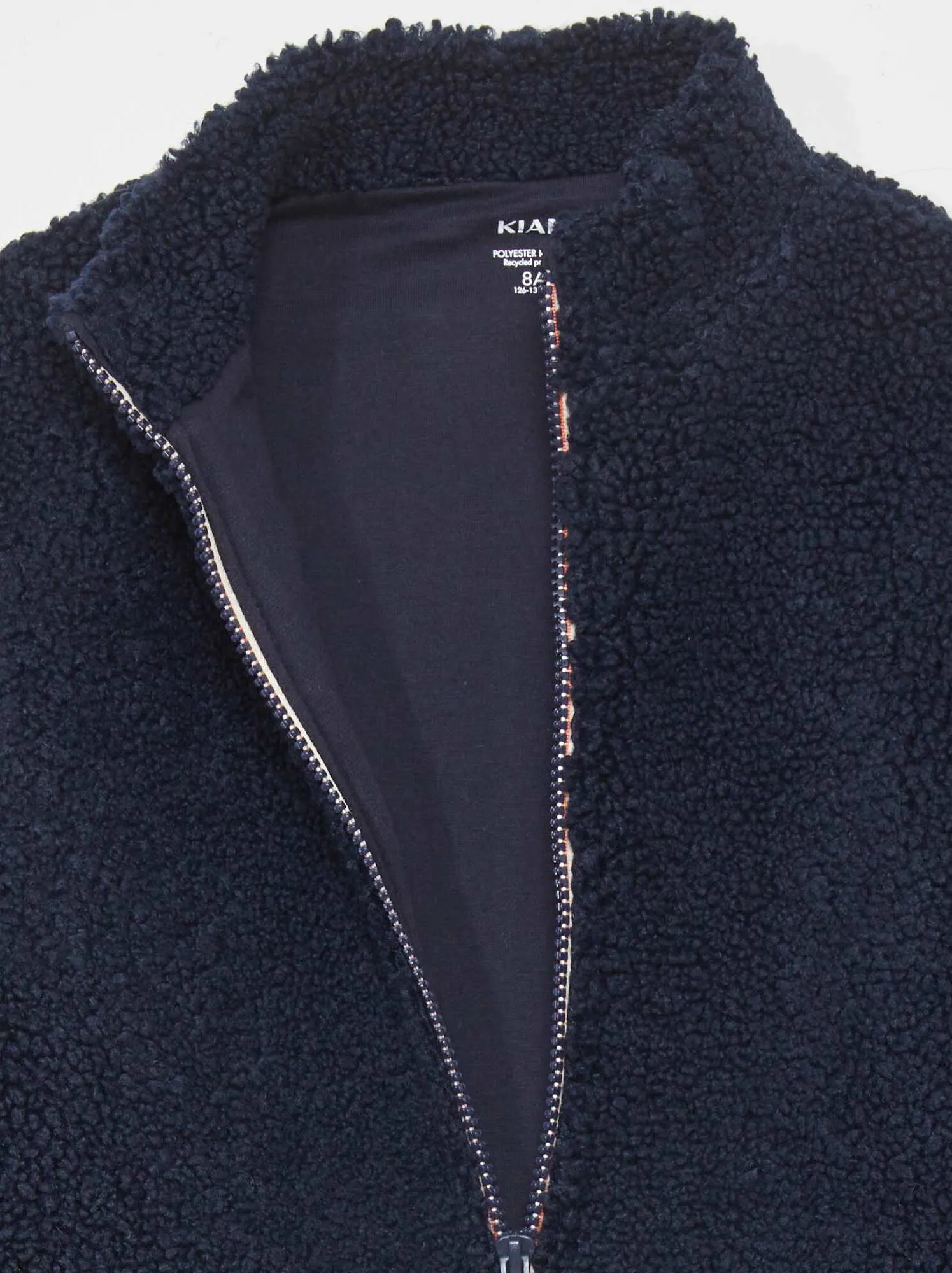 Felpa in sherpa con zip - BLU