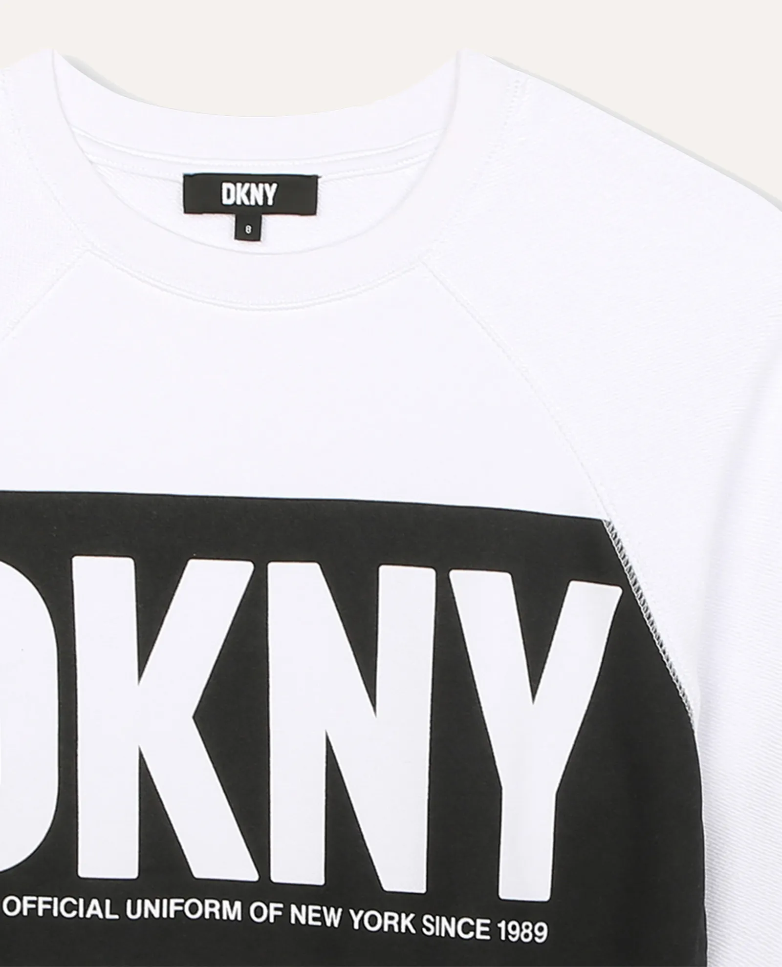 Felpa unisex DKNY in cotone con logo