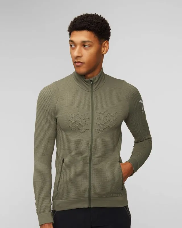 Felpa verde da uomo X-Bionic Instructor 4.0