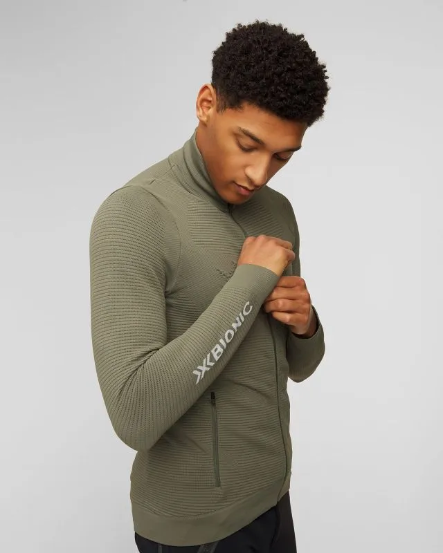 Felpa verde da uomo X-Bionic Instructor 4.0