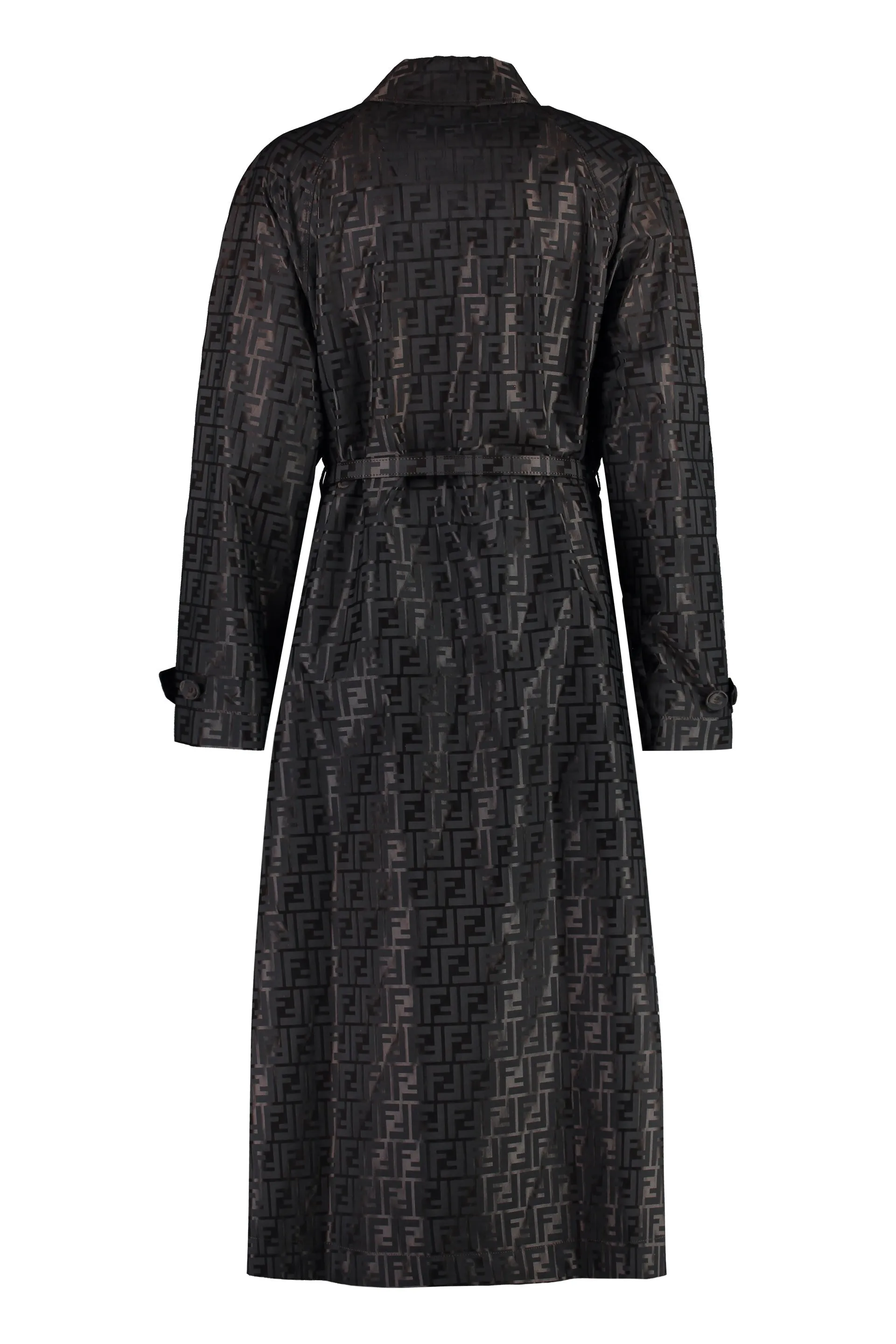 Fendi Trench coat  in tessuto FF jacquard