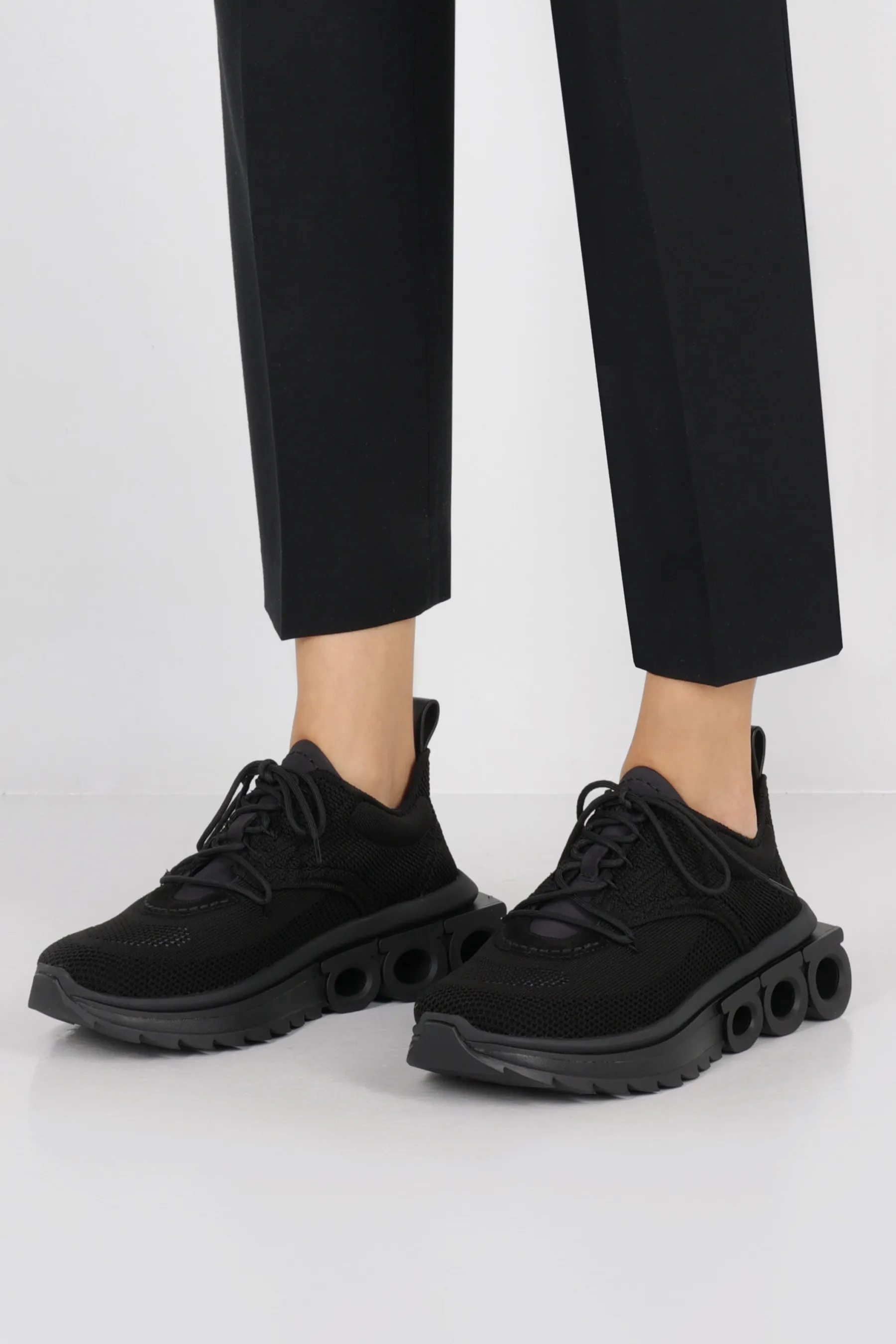  FERRAGAMO sneaker Nima in maglia stretch 