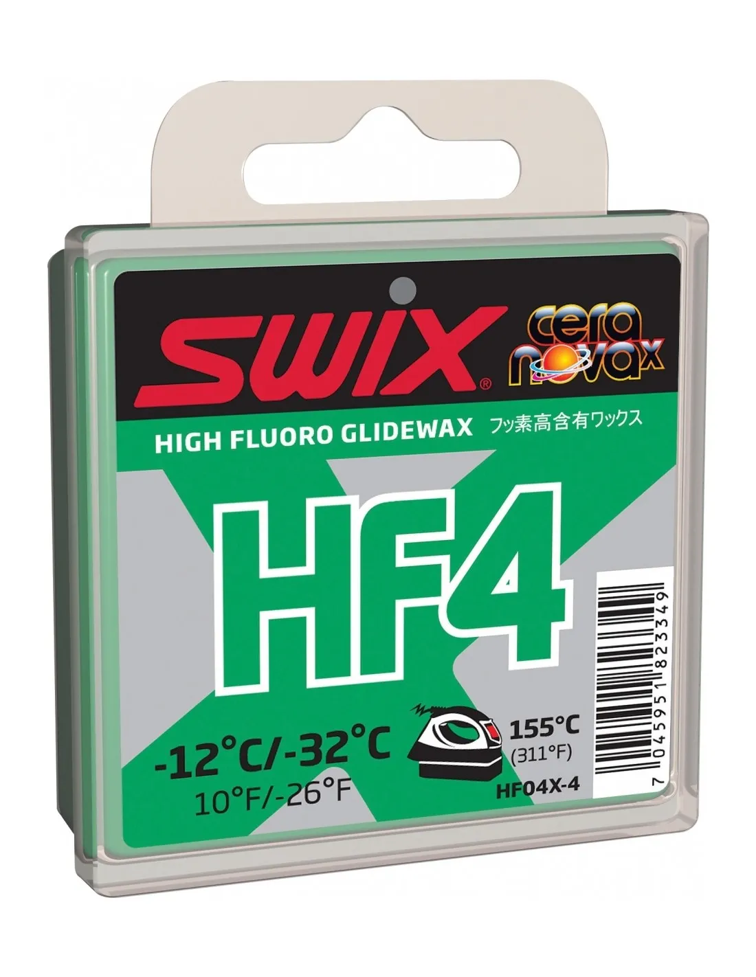 Fluor Wax Swix Hf4x Green 40g