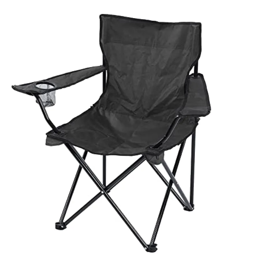 Fockety Sedia da Campeggio Pieghevole, Sedia da Campeggio Impermeabile Antiscivolo Portatile Resistente all’Usura per Esterni 17