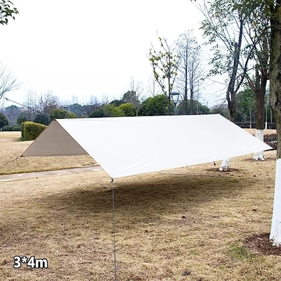 Ftchoice Tenda da campeggio Tarm Amaca impermeabile telo antipioggia all’aperto spiaggia leggero tenda Tarp per pesca campeggio 
