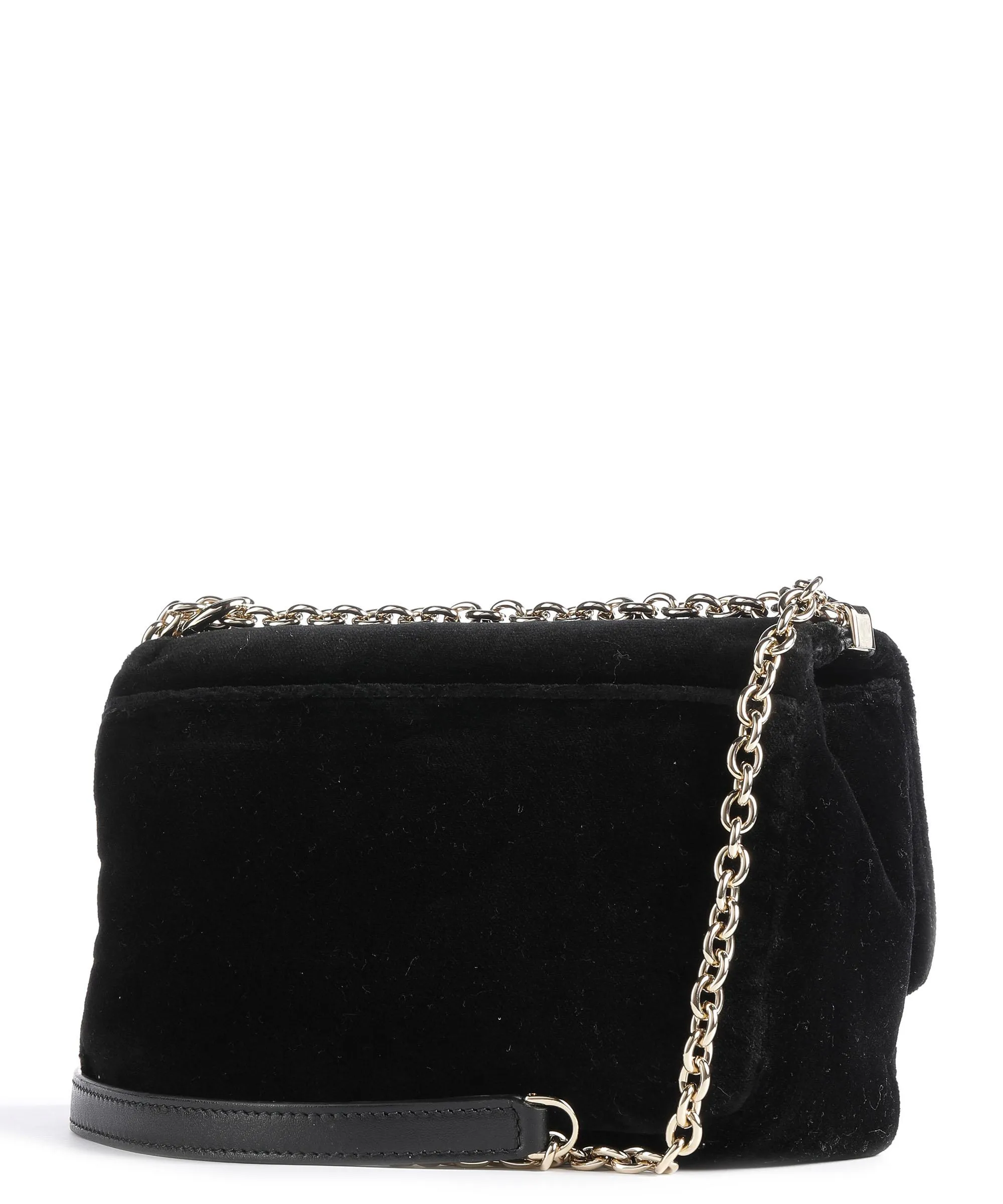  Furla 1927 Mini Borsa a spalla velluti nero  