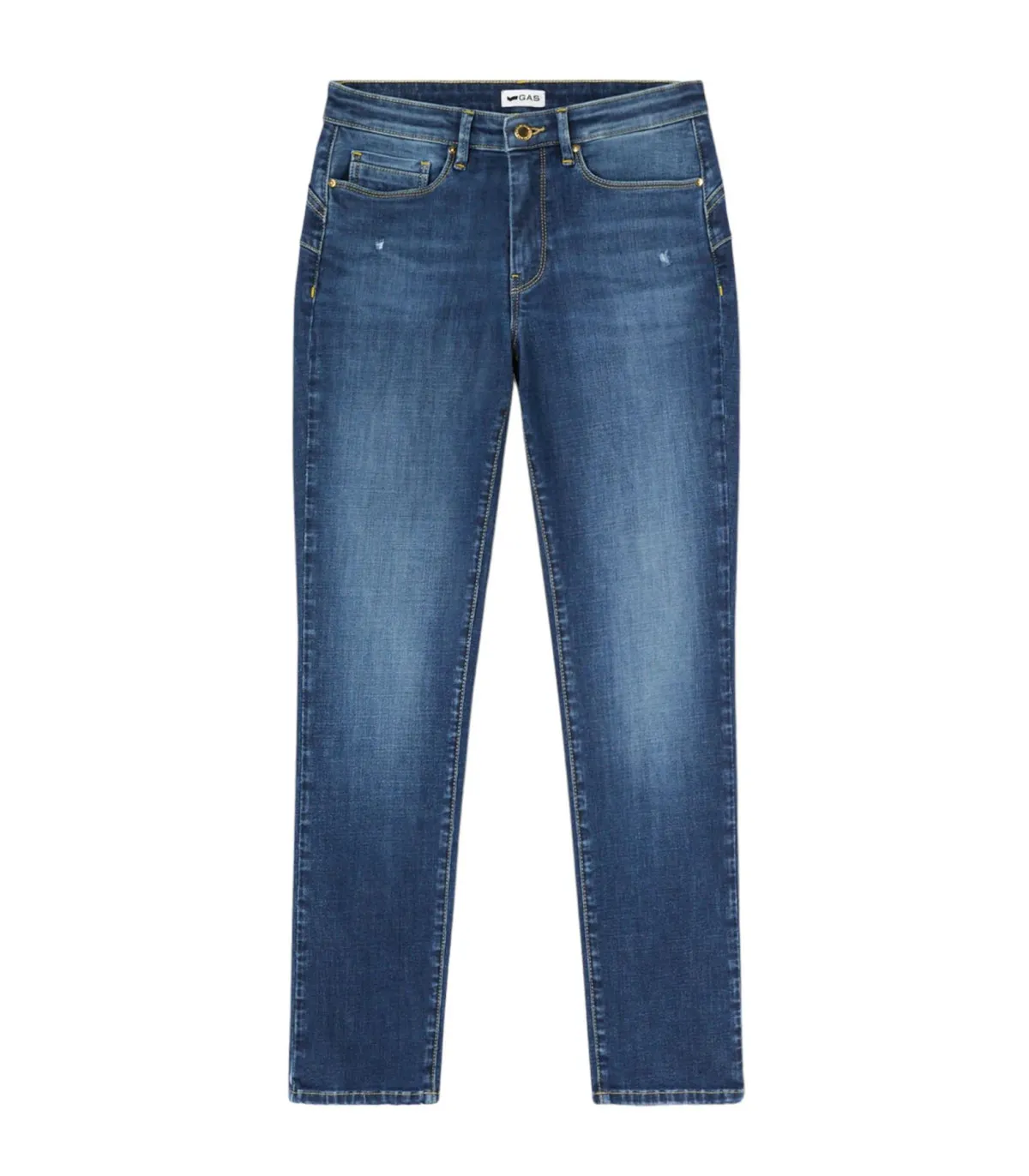 Gas Donna Jeans  Slim Fit Str.Tencell Performance 9,5 Oz Britty Up Z