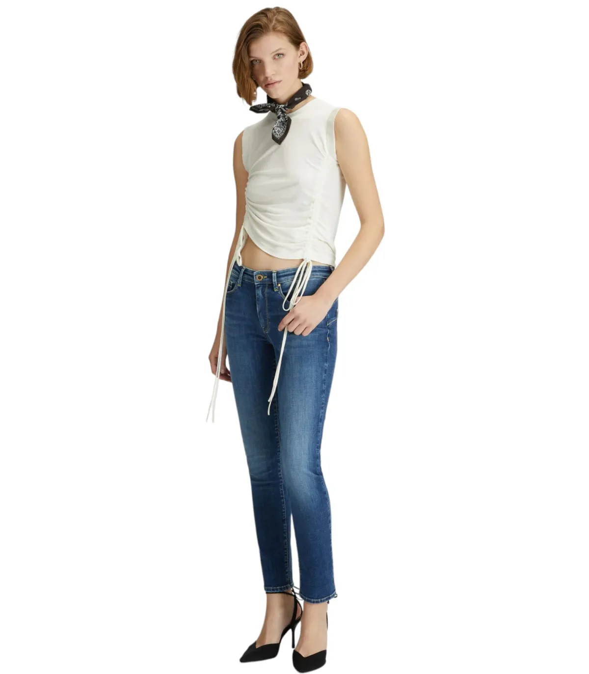 Gas Donna Jeans  Slim Fit Str.Tencell Performance 9,5 Oz Britty Up Z