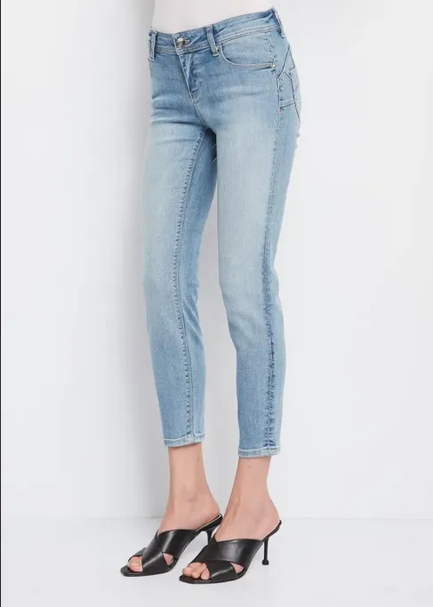 Gaudì women's jeans trousers Kelly Skinny Cropped 311BD26020 denim