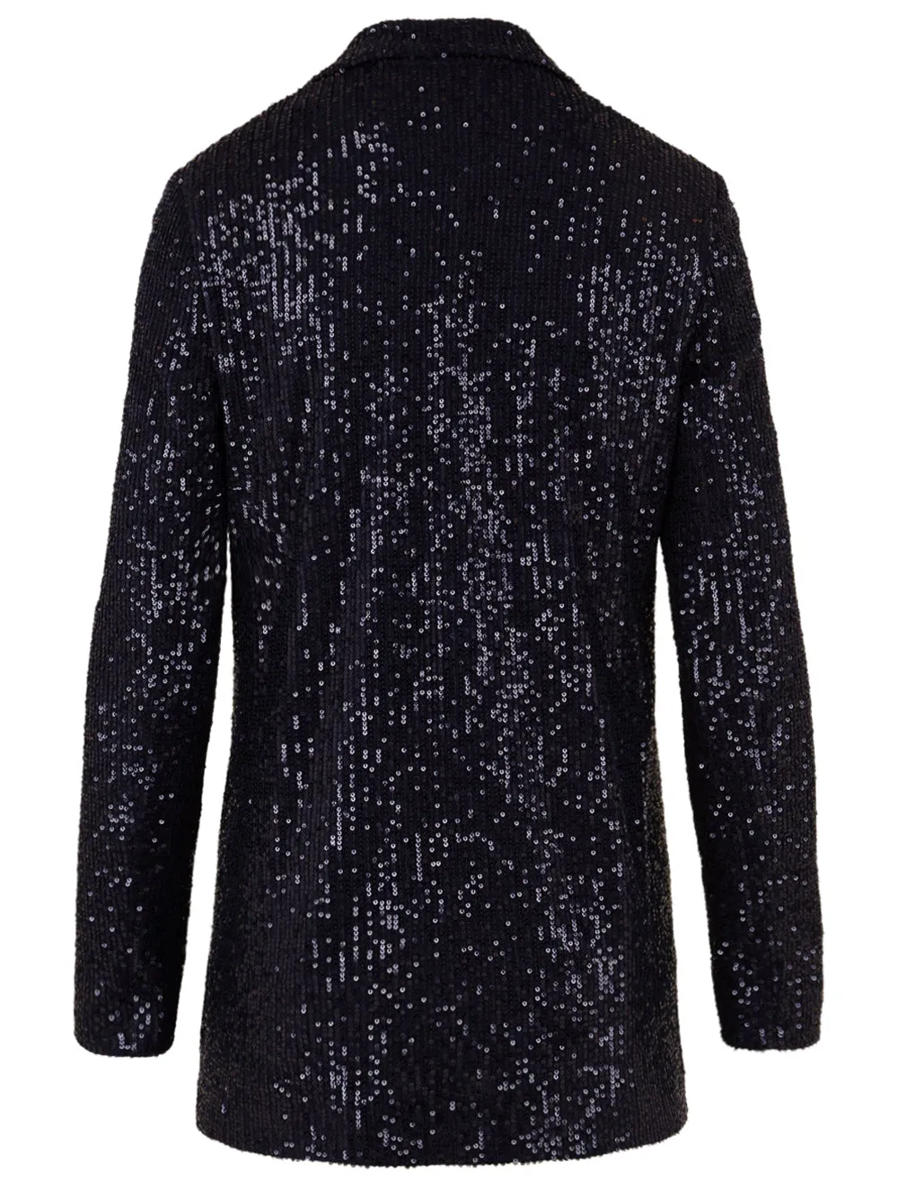 Giacca con paillettes blu da sera da Donna