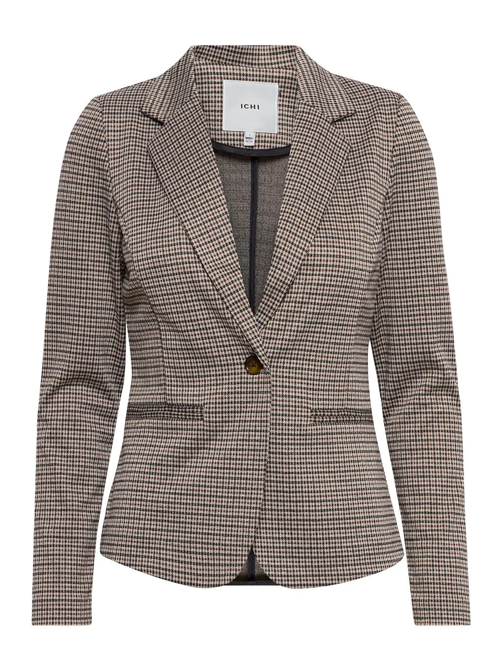 Giacca Donna slim con motivo a quadri