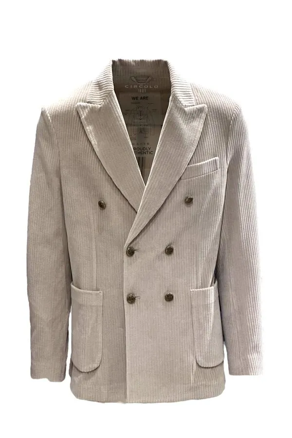 Giacca Doppiopetto CORDUROY CIRCOLO 1901 da uomo