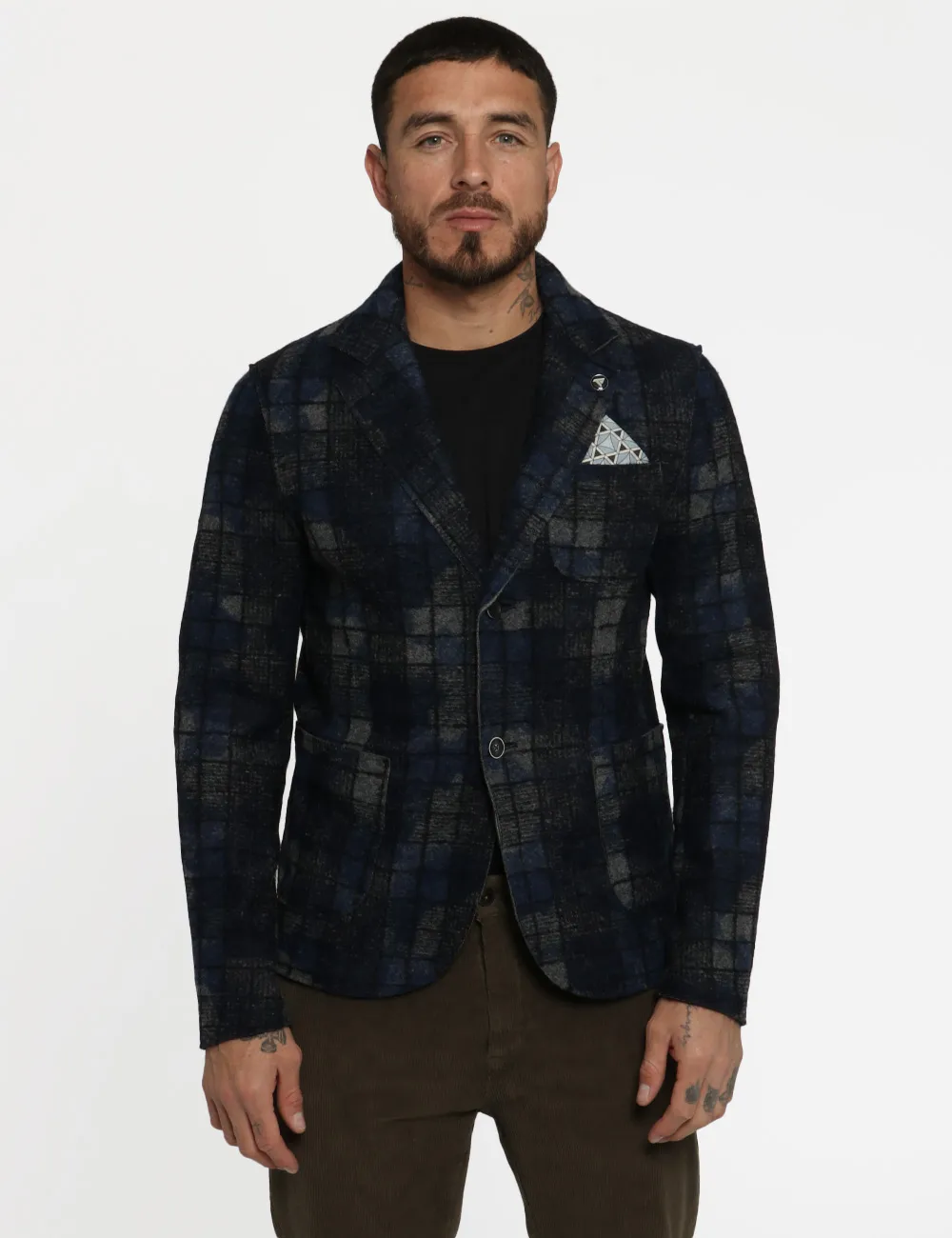 Giacca Fred Mello grigio/blu