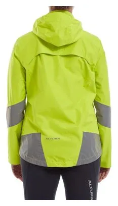 Giacca impermeabile Altura Nightvision Typhoon da donna, giallo