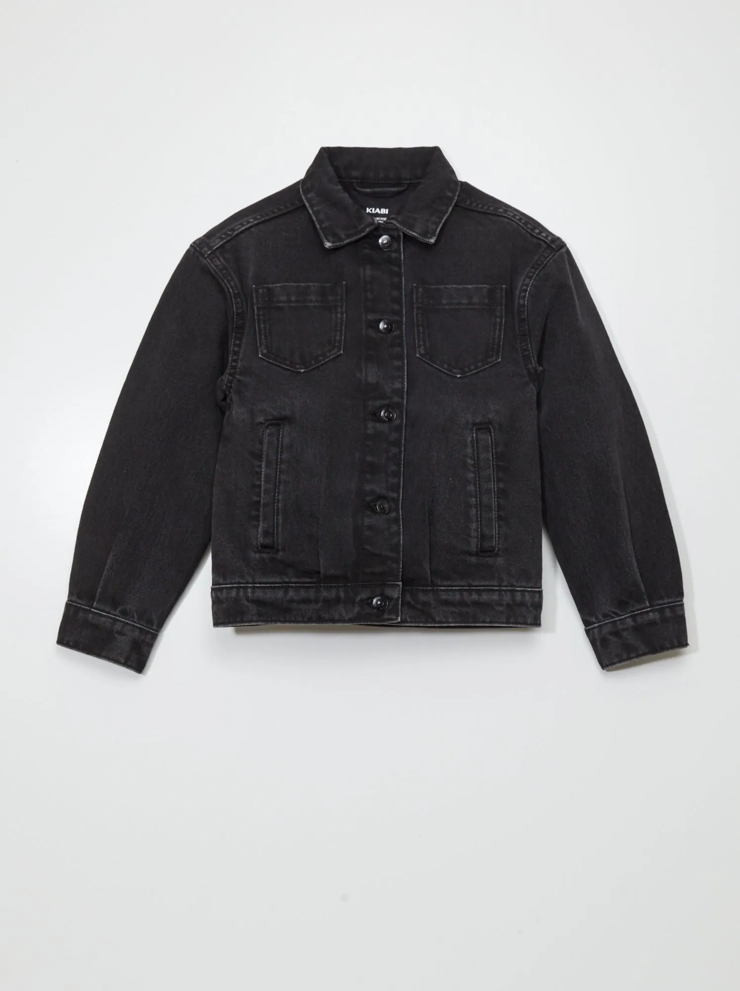 Giacca in jeans - GRIGIO