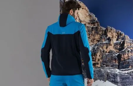 Giacca Uomo CMP CAMPAGNOLO Softshell 33A2867 34NP Blu Royal