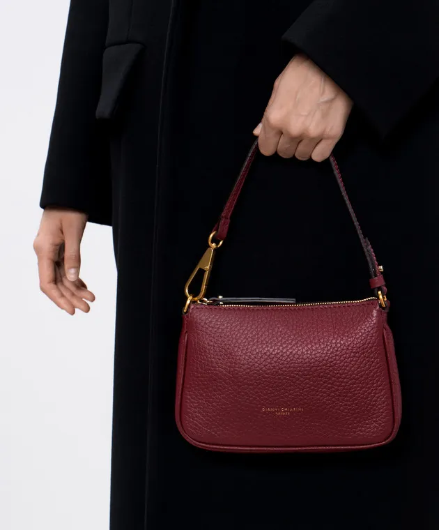 Gianni Chiarini Borsa a tracolla Brooke in pelle bordeaux BS8750TKL