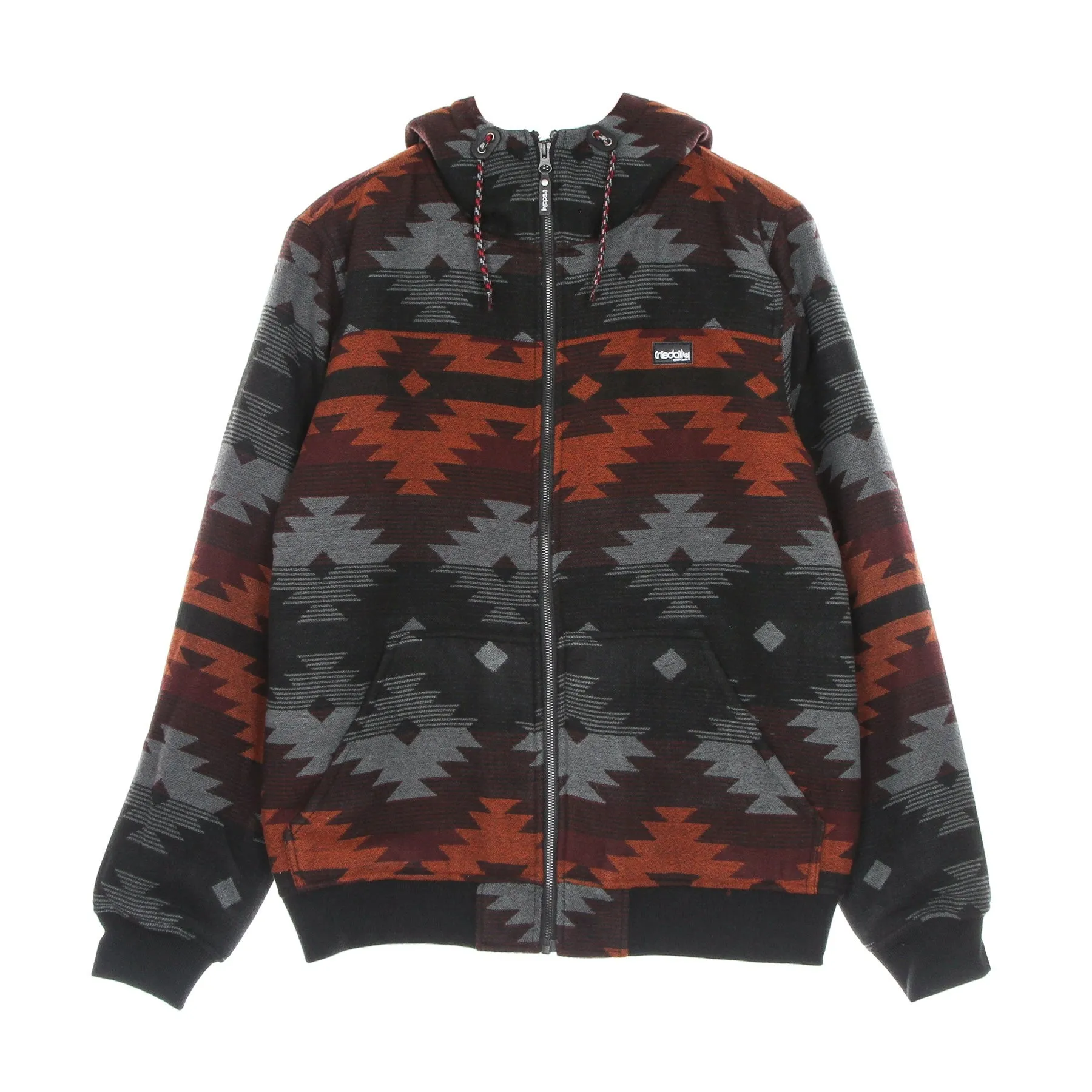 Giubbotto Uomo Santania Hood Jacket Anthra Red