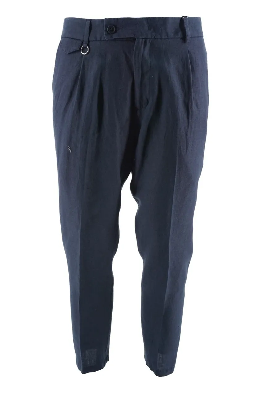 Golden Craft Linen Trousers / Blue