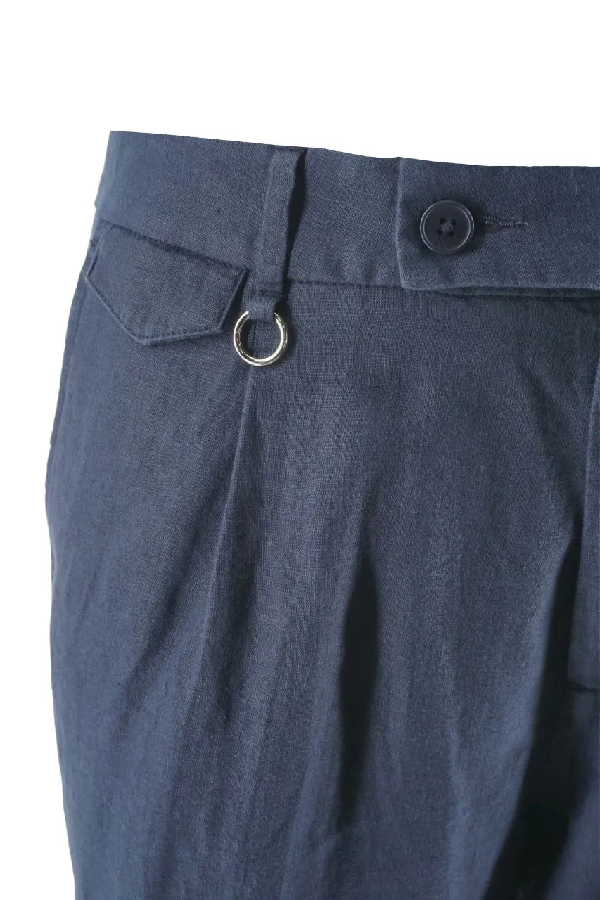 Golden Craft Linen Trousers / Blue