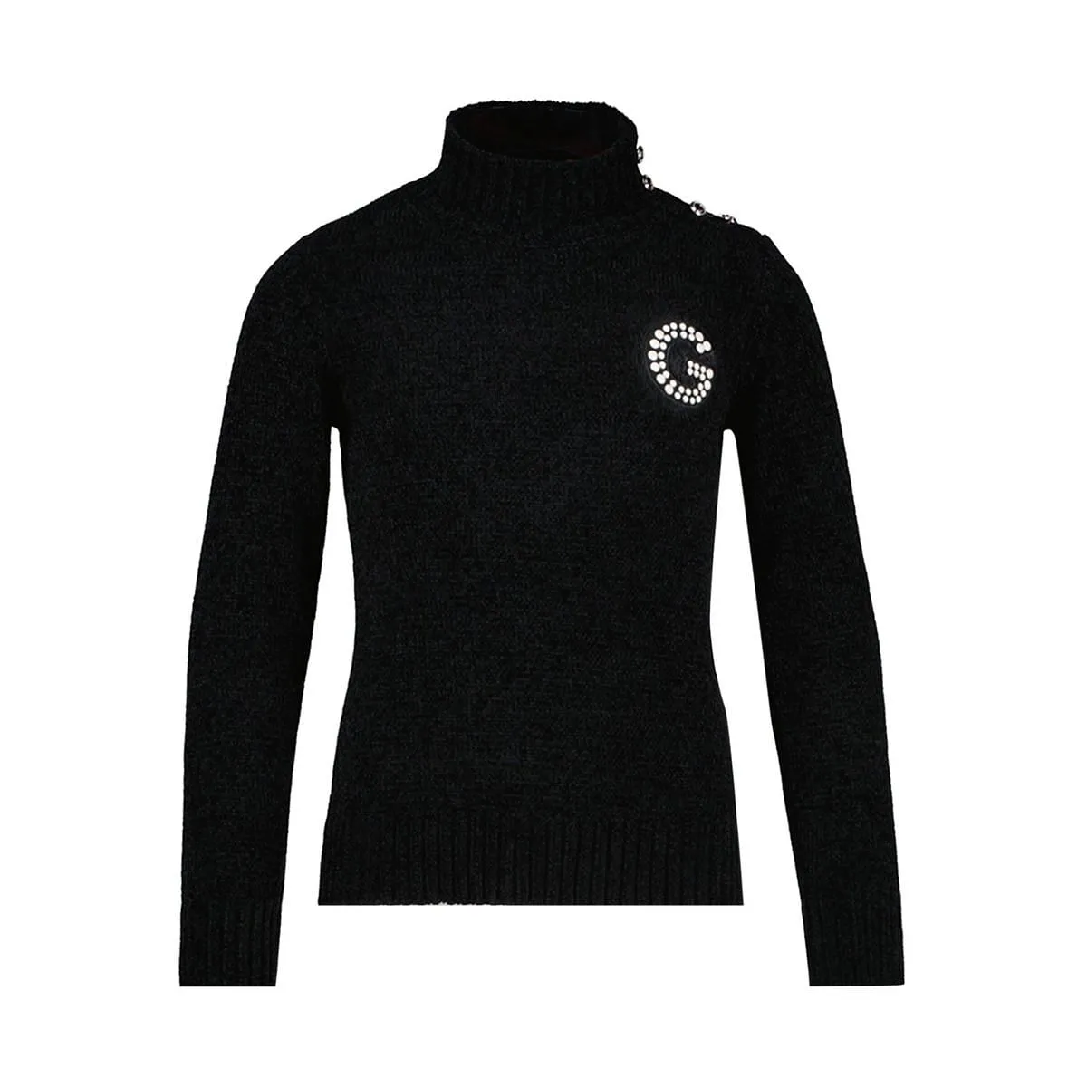      GUESS MAGLIONE LOGO E BOTTONI BAMBINA  
