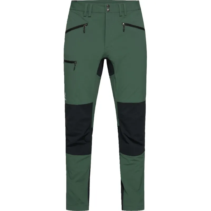 HAGLOFS Mid Slim Pant Uomo (Fjell Green/True Black) Pantaloni da trekking da uomo