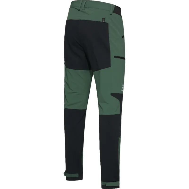HAGLOFS Mid Slim Pant Uomo (Fjell Green/True Black) Pantaloni da trekking da uomo