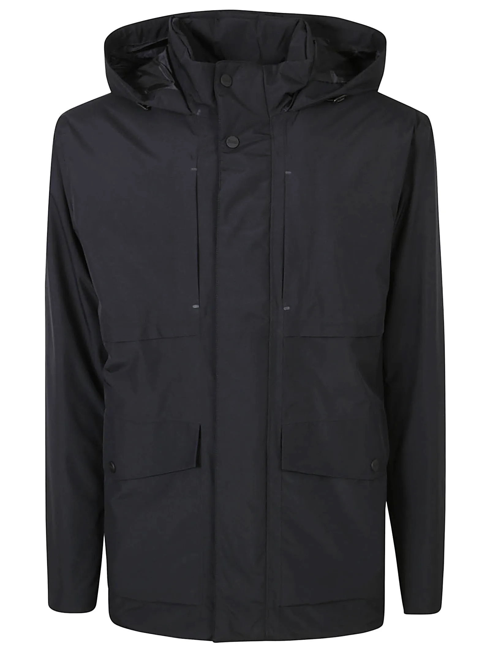 HERNO LAMINARFIELD JACKET IN GORETEX 2 LAYERS Black