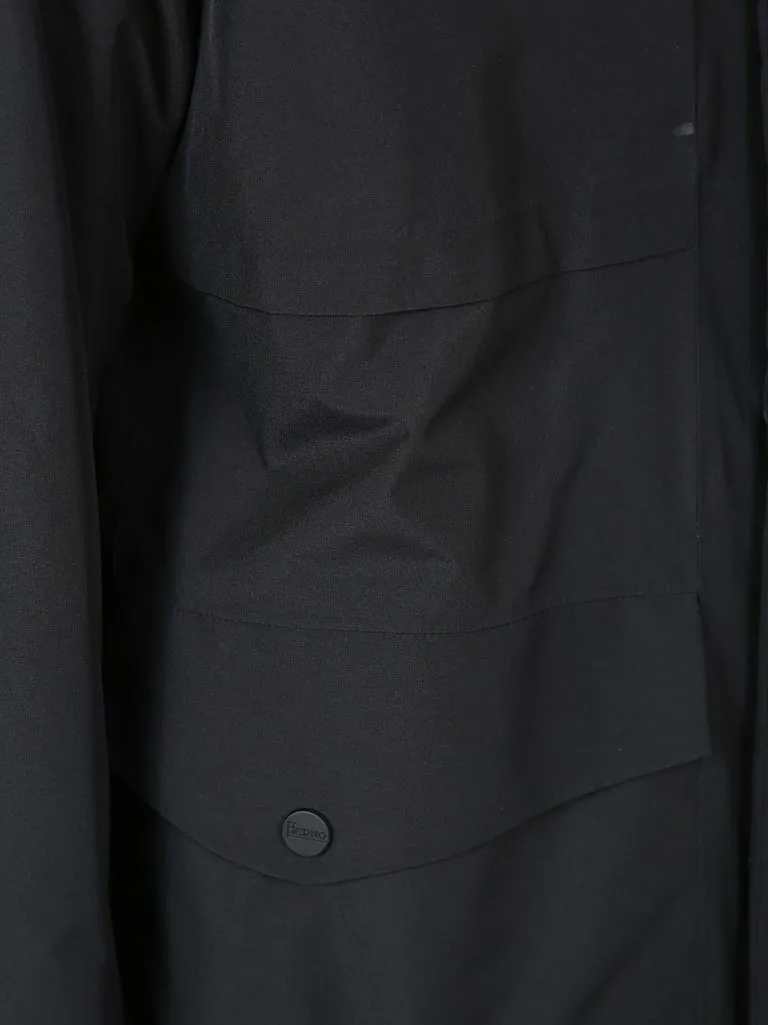 HERNO LAMINARFIELD JACKET IN GORETEX 2 LAYERS Black