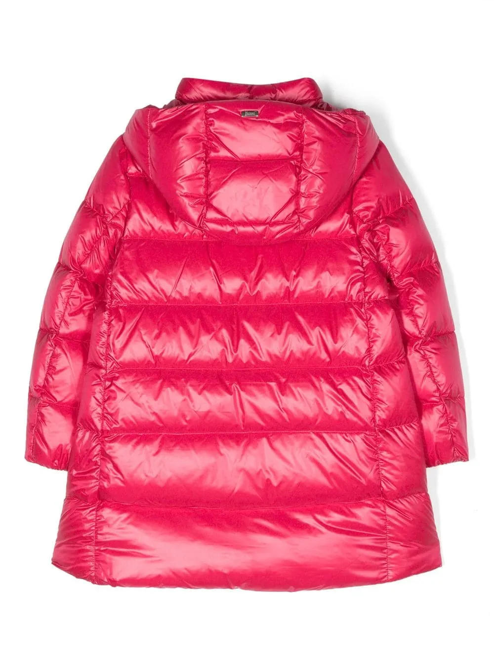 Herno piumino fuchsia lungo