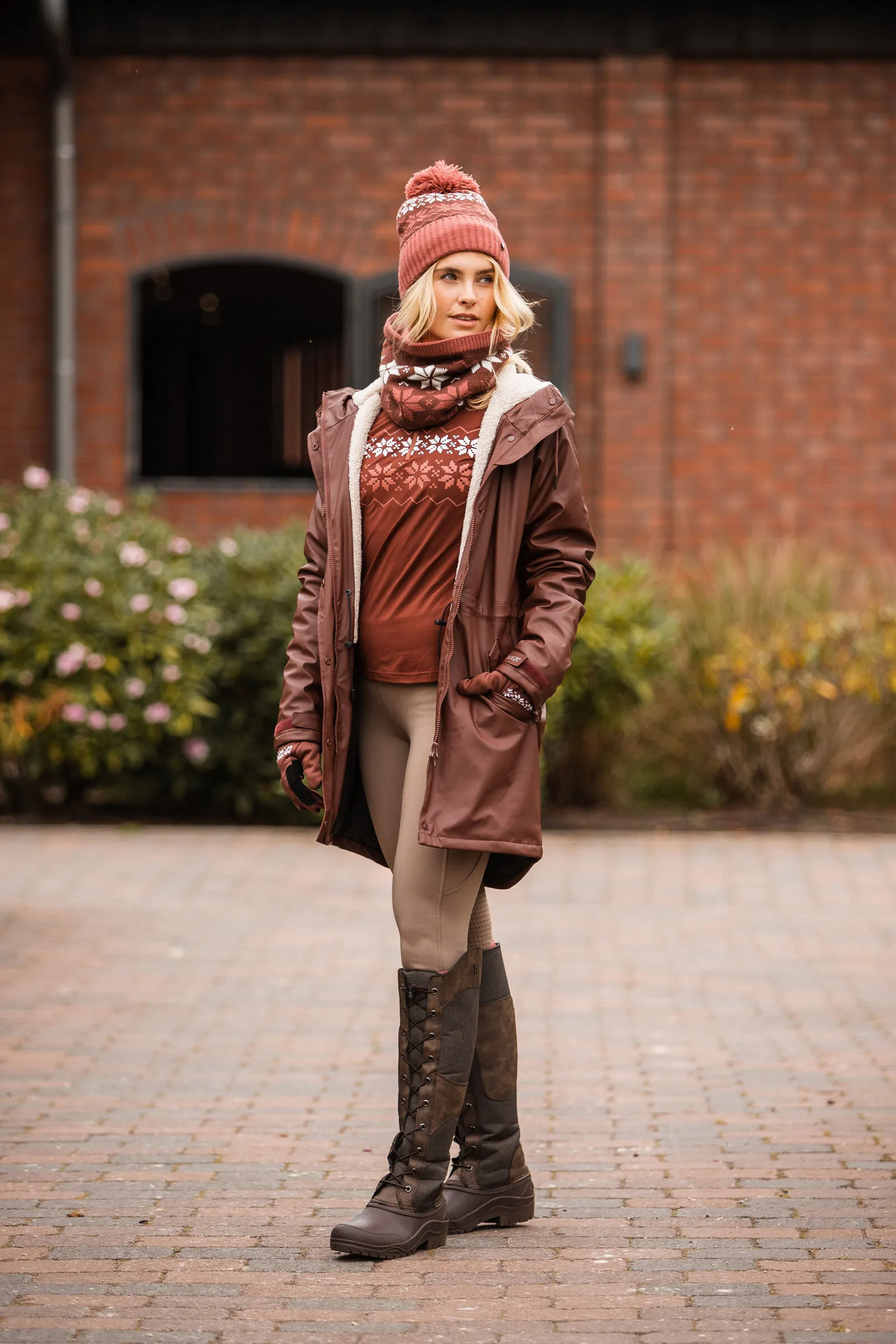 Horze Colorado Stivali termici da donna con zip posteriore
